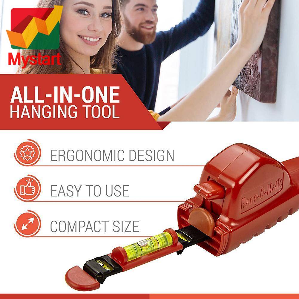 Hang-O-Matic All-In-One Picture Hanging Tool Multifunctional Frame ...