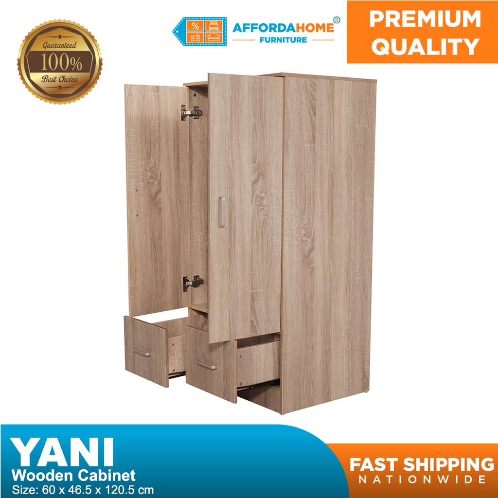 Affordahome Furniture Yani Organizer Storage Simple Wardrobe