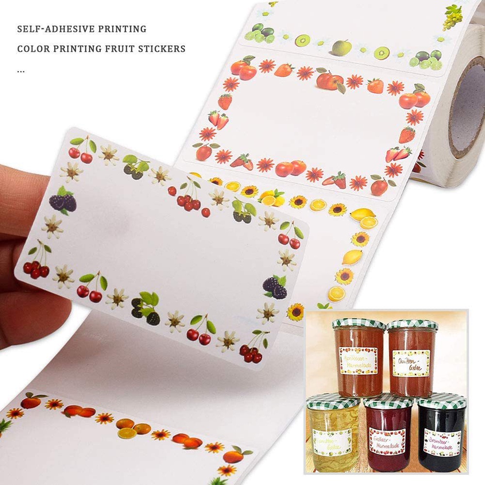 250pcs/roll Colourful Border Name Stickers Custom Blank Stickers ...