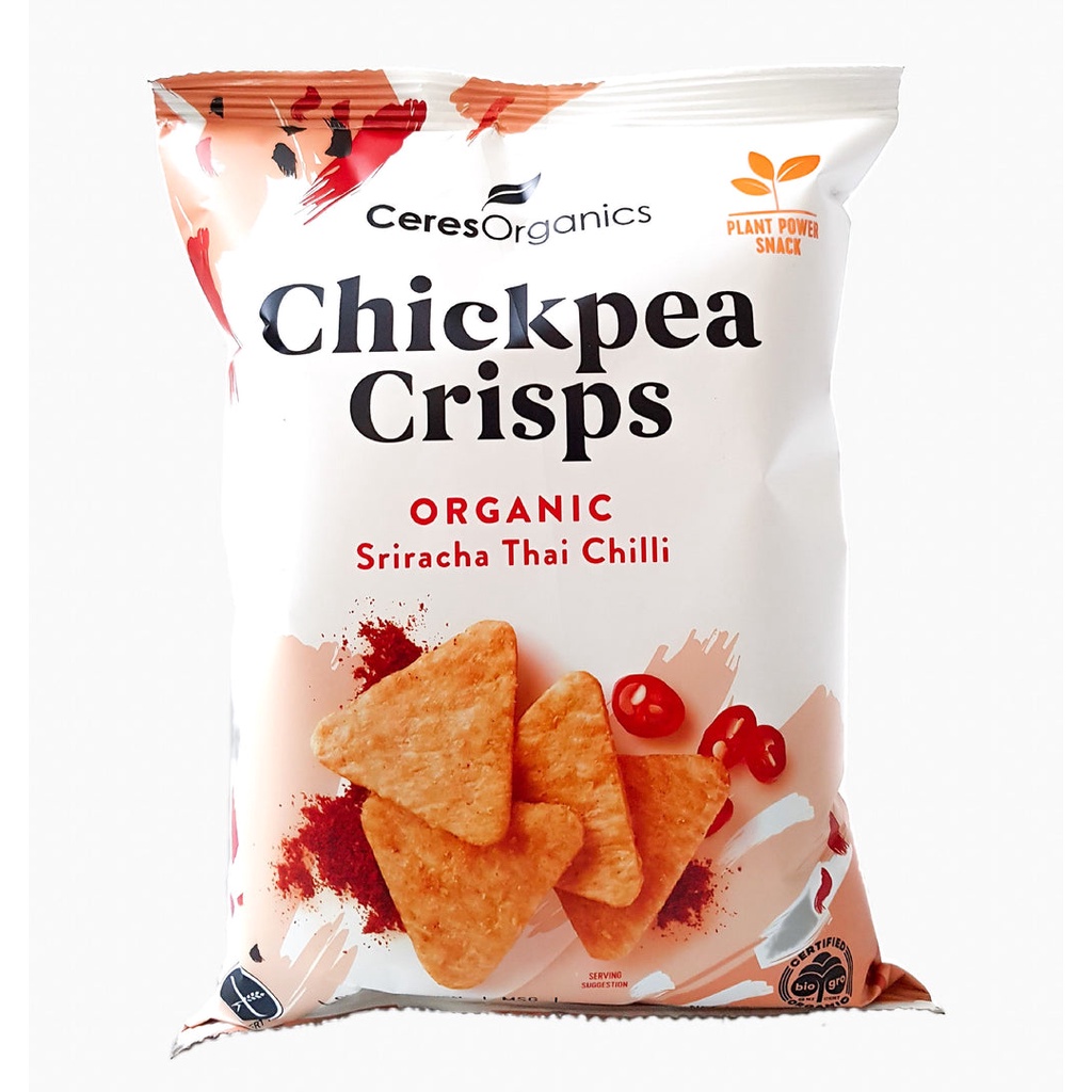 Ceres Organics Chickpea Crisps Sriracha Thai Chili (100g) Shopee Philippines
