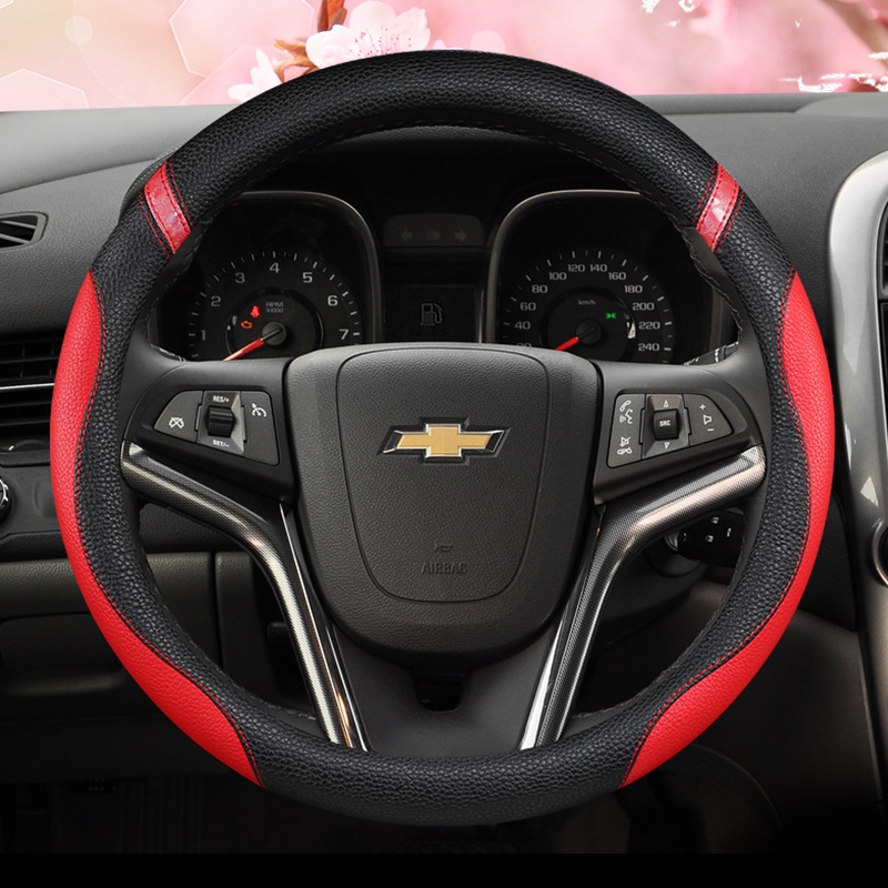 Universal Black PU Leather Steering Wheel Cover - DIY Stitch-On With Needle & Thread - Fits Most Cars 8 thumbnail image