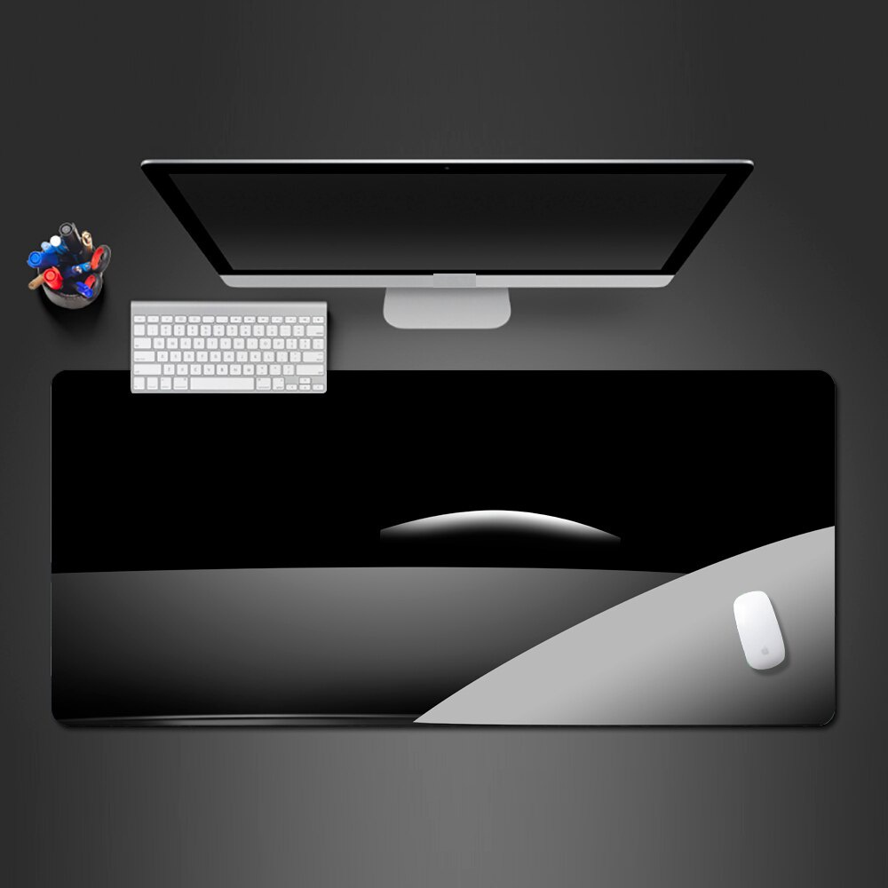 Fashion Retro Black And White Large Competition Mouse Pad Notebook