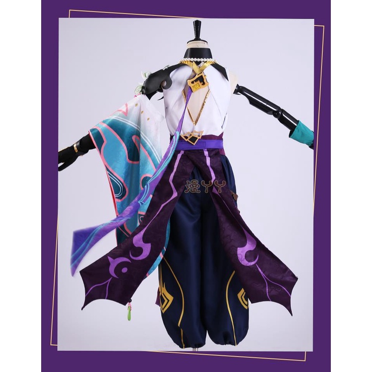 Game Genshin Impact Xiao Cosplay Costume Halloween Party Suit For