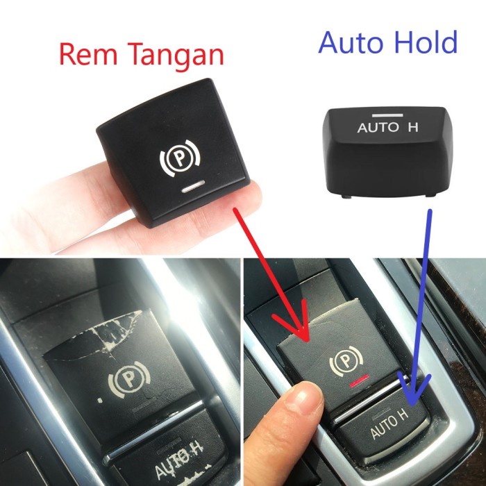 TOMBOL Handbrake Parking Button Auto Hold Start Stop BMW F10 F06 F01 ...