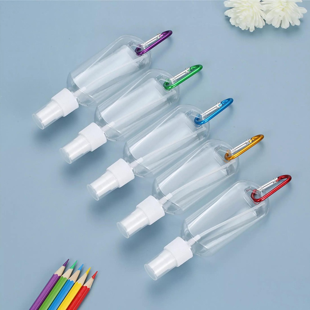 KS 30, 60ml Spray Bottle Keychain Portable Alcohol Bottle Empty Hand