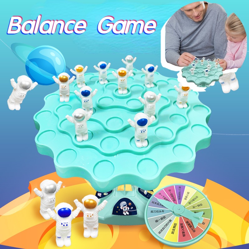 Balance Tree Board Game Educational Toy Balancing Astronaut Game For