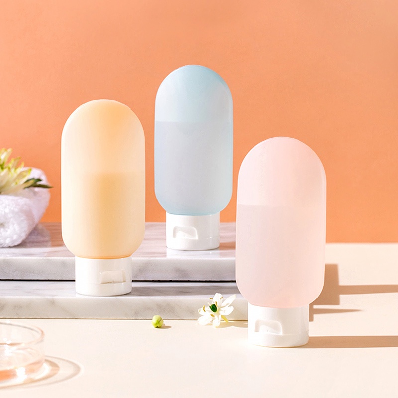 3pcs Travel Bottled Macaroon Color Travel Size Shampoo Cosmetic Liquid