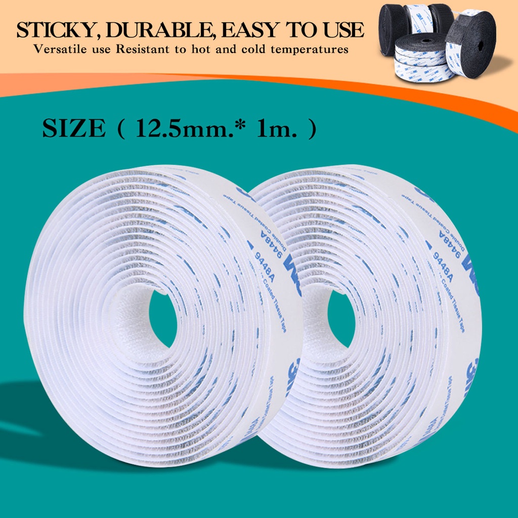 Velcro Tape Self Adhesive, Hook and Loop Velcro Tape Sticky Back