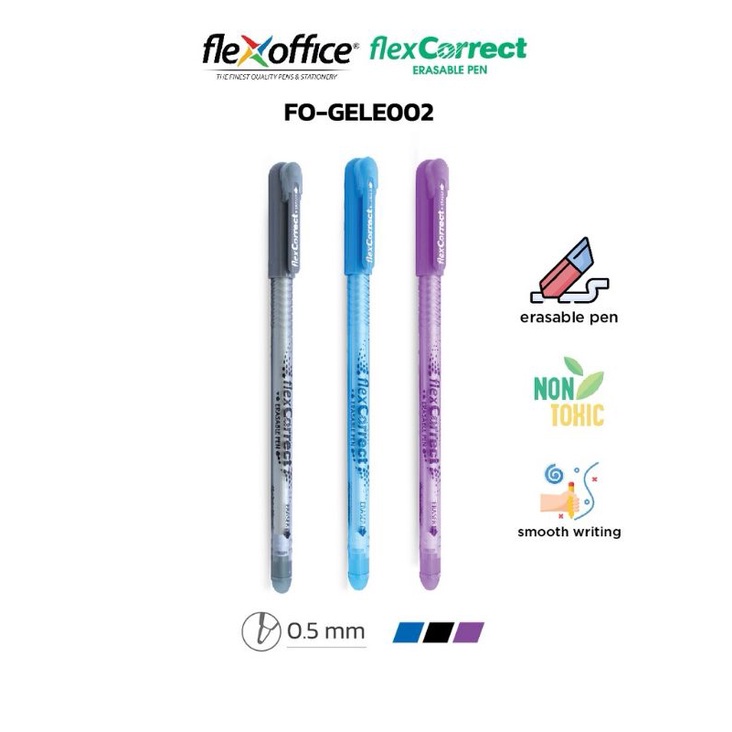 ️ ️ Shop Express [FLEXCORRECT] FOGELE002 Erasable Gel Pen FlexOffice