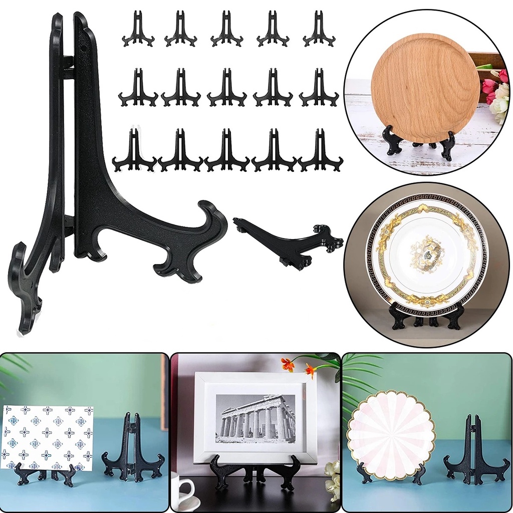Plate Display Stand/Portable Picture Frame Dish Rack Easel/Dish Rack