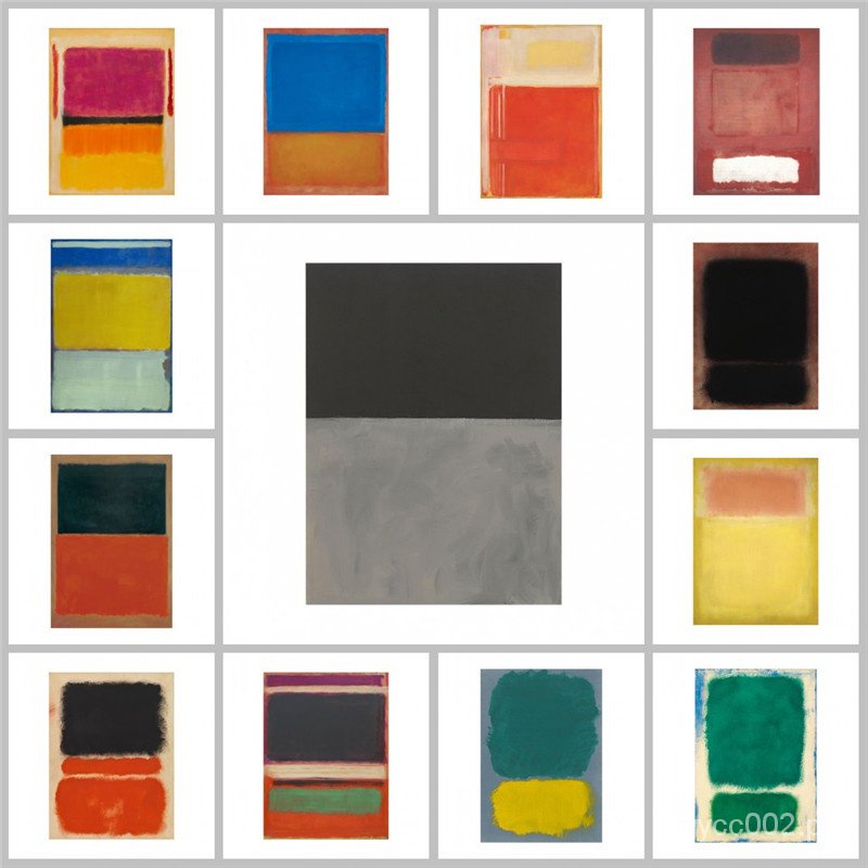Mark Rothko Abstract Color Canvas Painting Art Posters and Prints ...