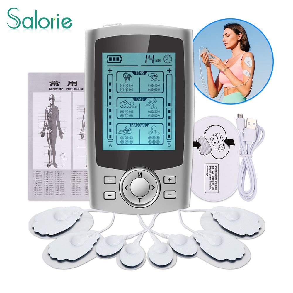 Tens Massage EMS Muscle Stimulator Massage Electronic Pulse Massager Home Use EMS Muscle