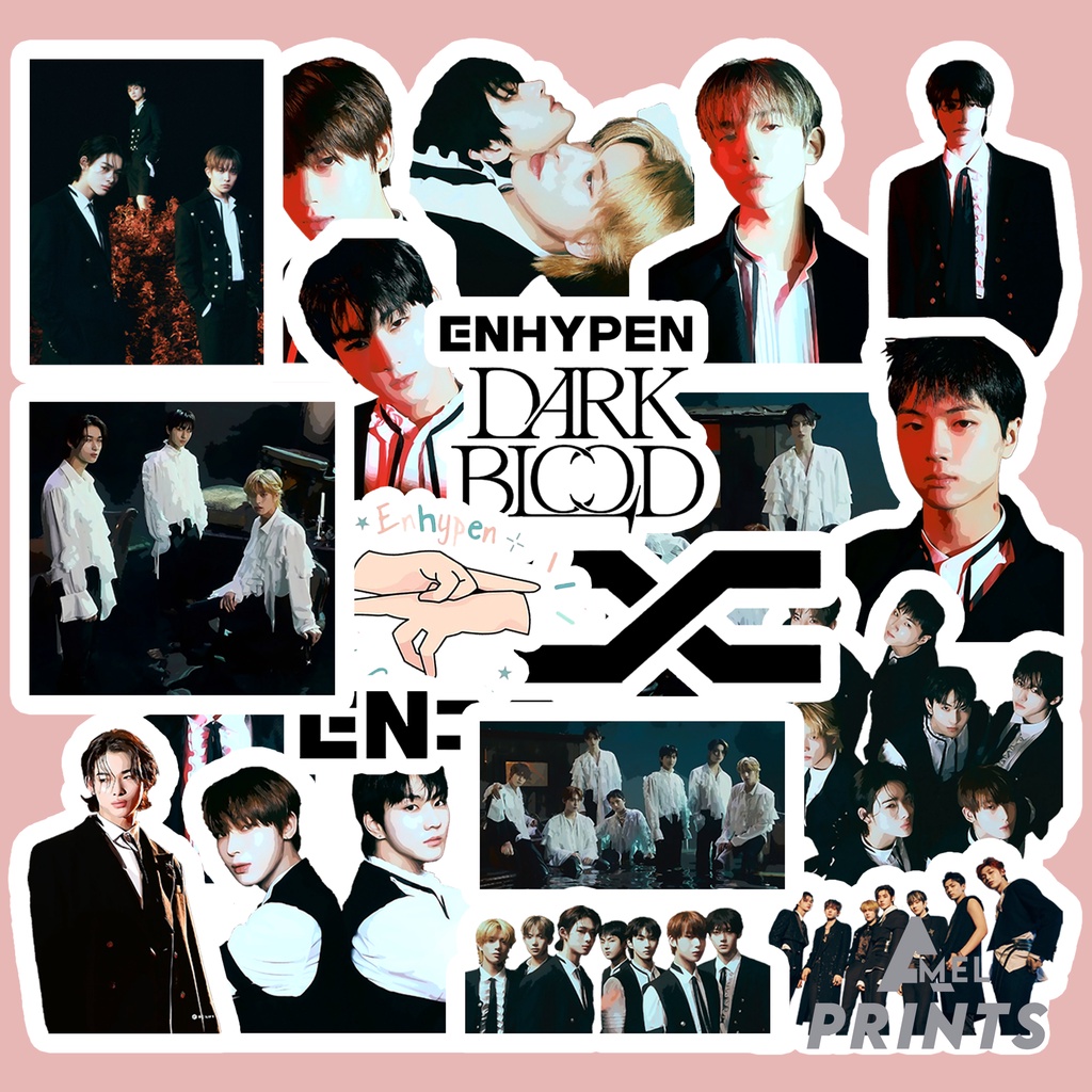 50 PCS Enhypen Engene Kpop Group Boy Group Korean Pop Vector Vectorize