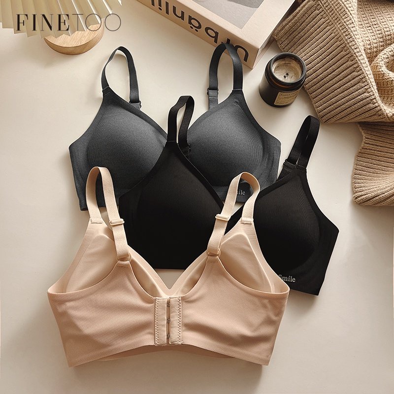 Finetoo Jelly Seamless Bras For Woman Push Up Bra Underwear Shopee