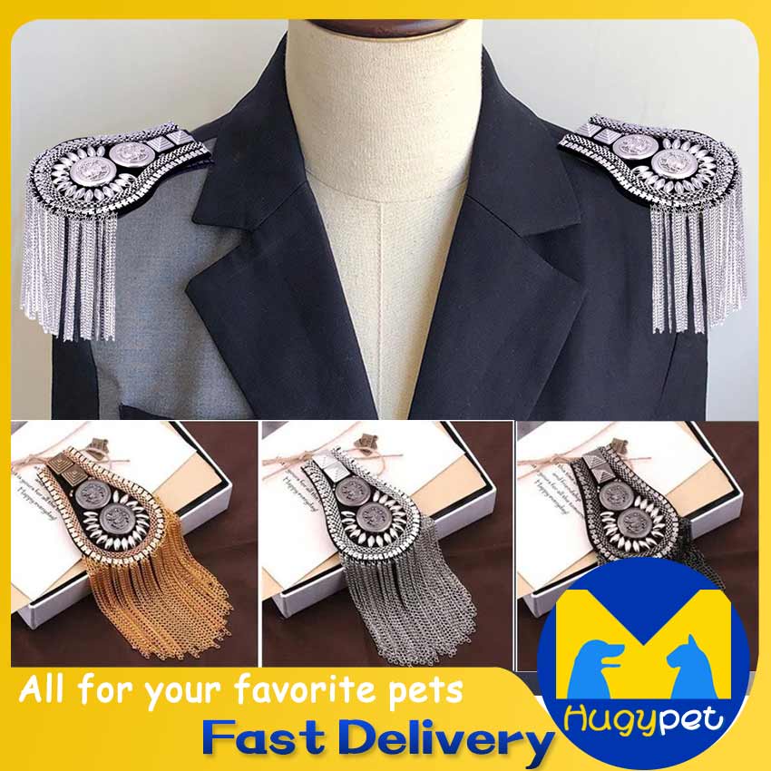 Unisex Shoulder Mark Jewelry Epaulets Shoulder Flash Spike Shoulder ...