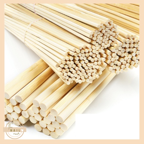 50pcs Wooden Rod Dowel Bamboo Flower Making Stick Ribbon Flower DIY TNC ...