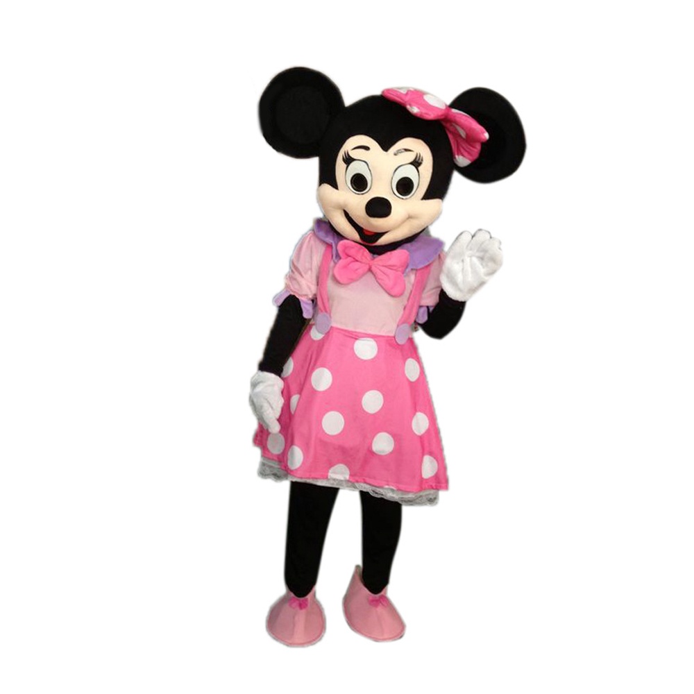 Mouse Mascot Costume Mickey Minnie Cartoon Character Costume Adult Size ...