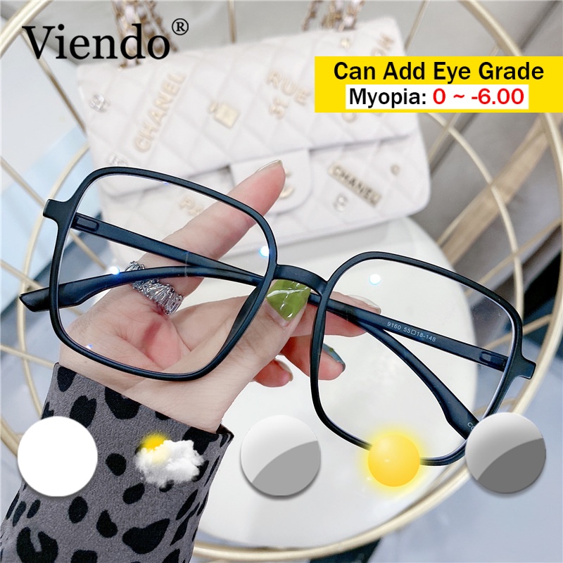 Photochromic Anti Radiation With Grade Eyeglasses For Women Men