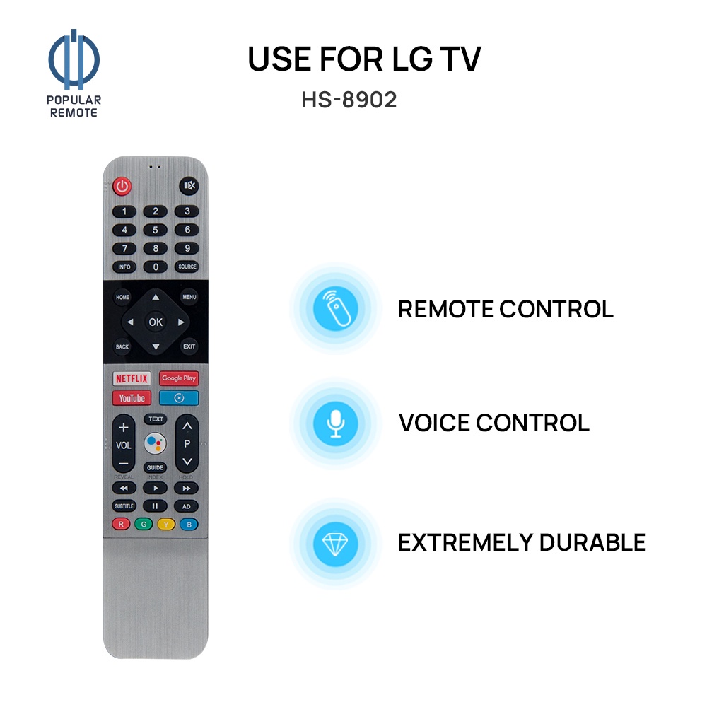 Voice TV Remote Control HS-8902 For Skyworth 539C-268920-W010 539C ...