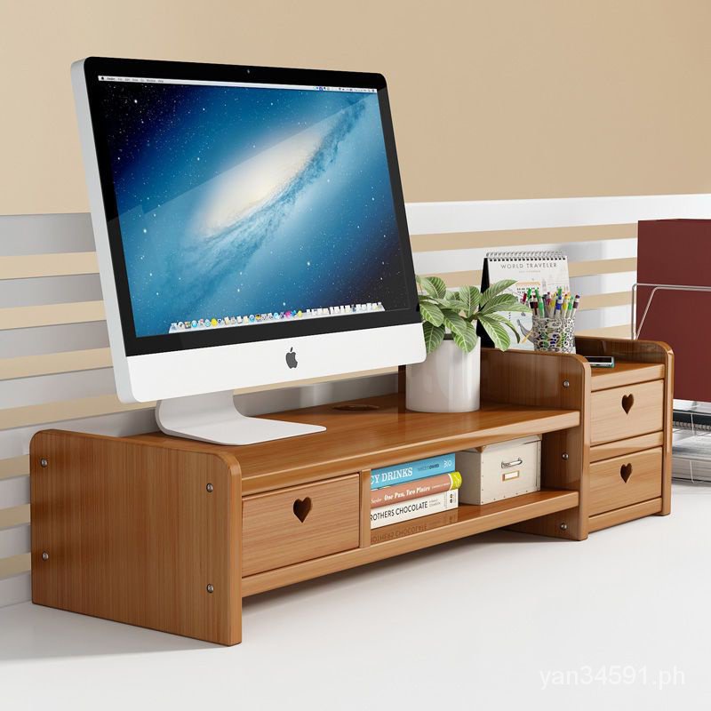 Desktop bracket shelf office monitor storage bracket base desktop ...