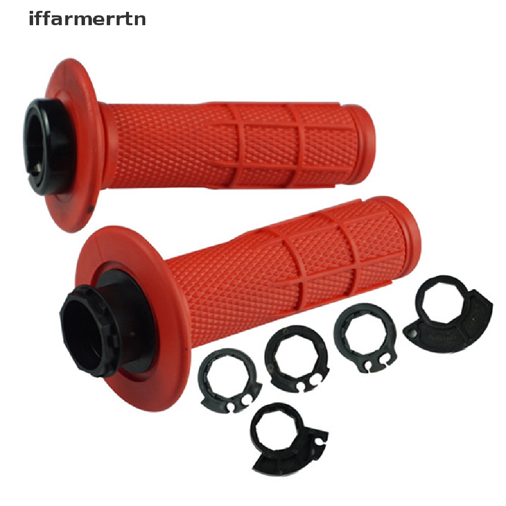 iffar Motorcycle Grips 7/8" 22mm Handlebar Grip Snap Cam Yamaha