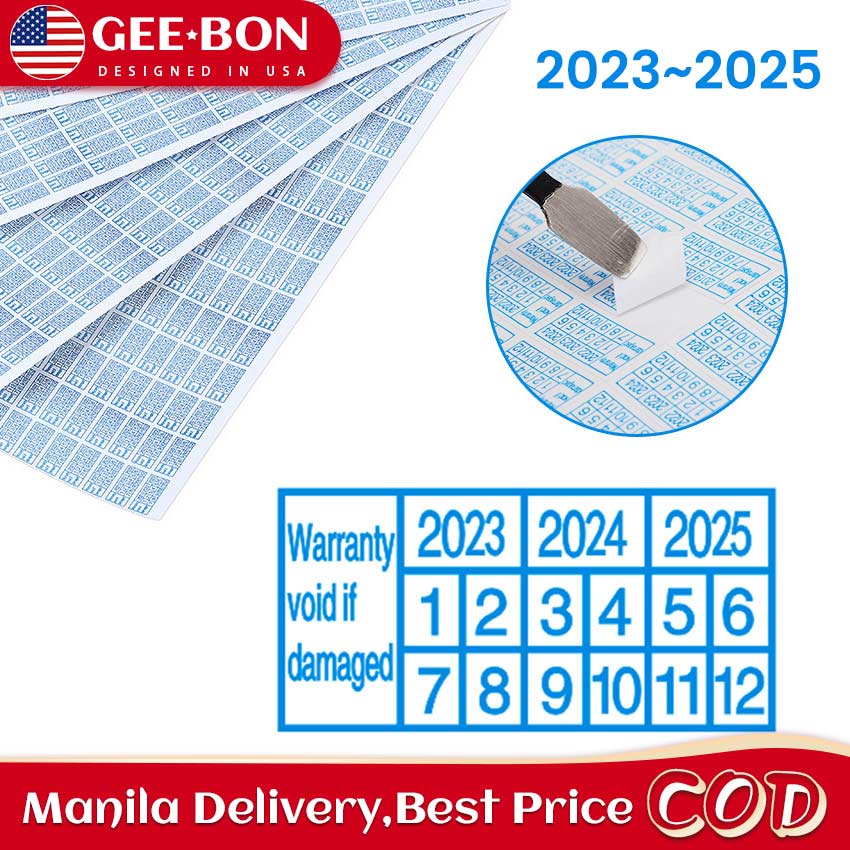 GEEBON 150pcs Warranty Void Labels Removed Sticker 2023-2025 Damaged ...