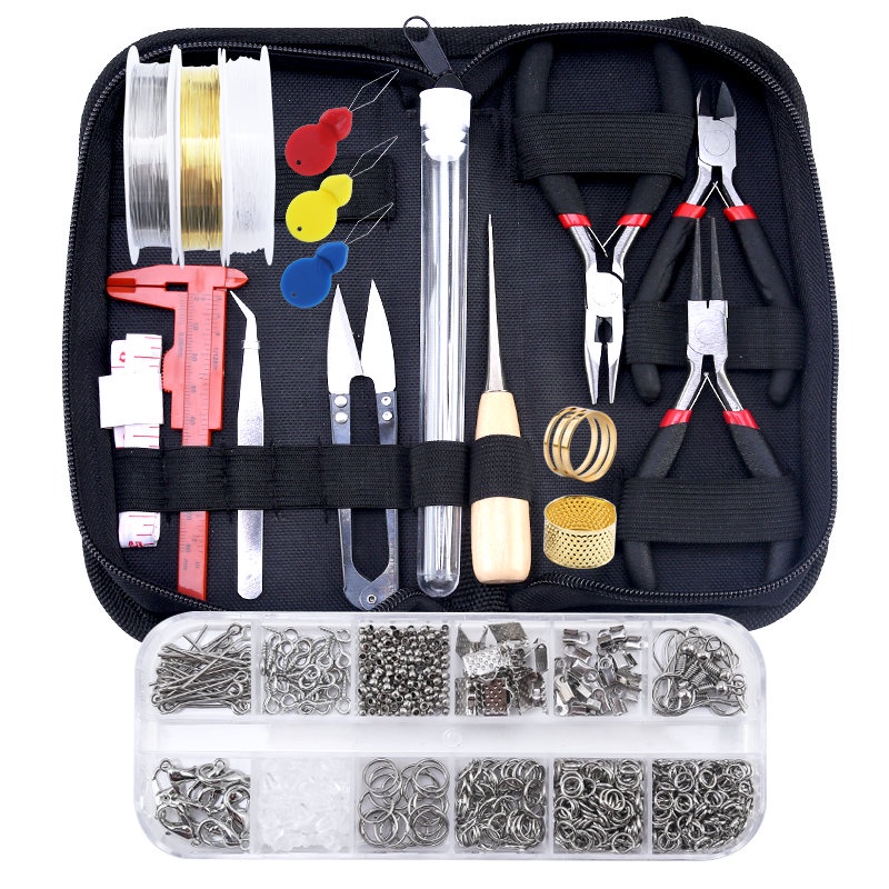 Jewellery Making Supplies Kit with Jewellery Tools, Jewellery Wire, and