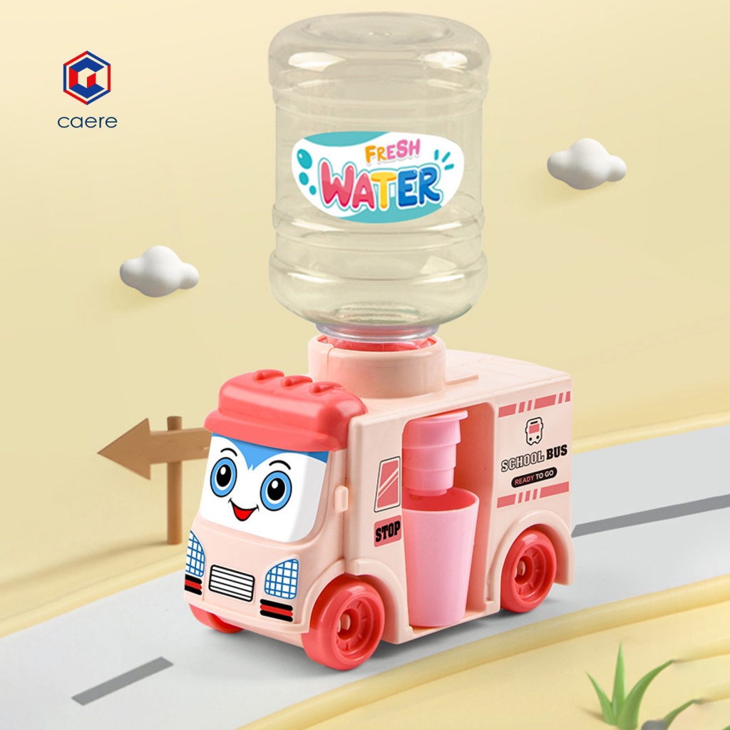 CAE| Educational Mini Water Dispenser Bus Children Gift Toddlers Mini ...