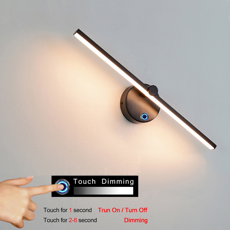 Simple Nordic Wall Bathroom Lamps Mirror Front Decoration Dimming ...