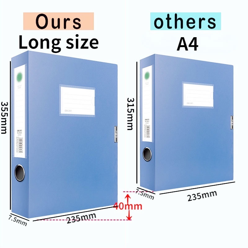 File Folder Box Long Size Paper Organizer Document Organizer File Paper ...