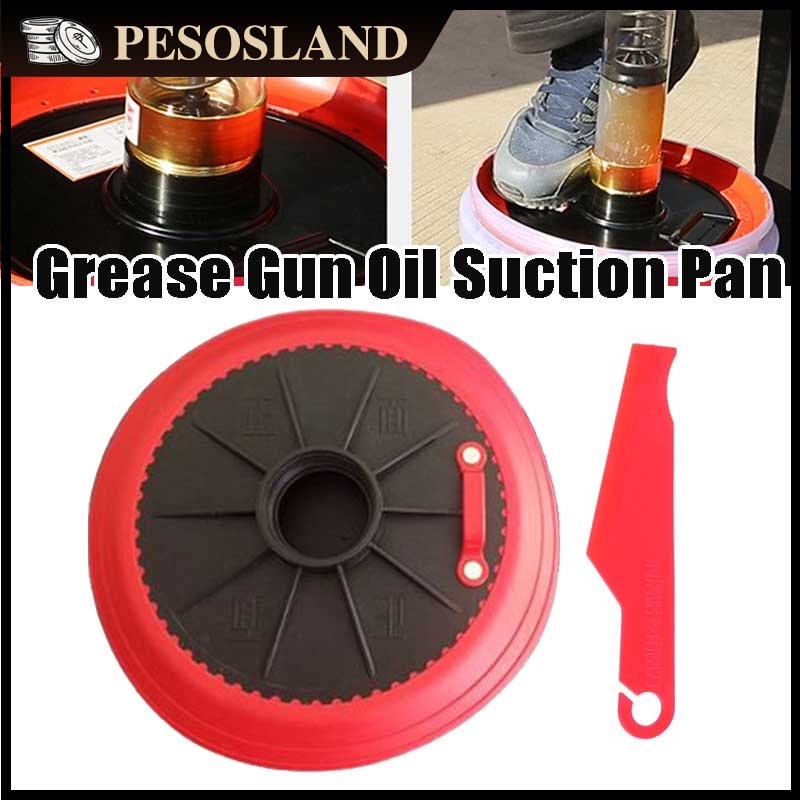 Universal Grease Gun Oil Suction Pan Selfpriming Pressure Oil Pan Fit