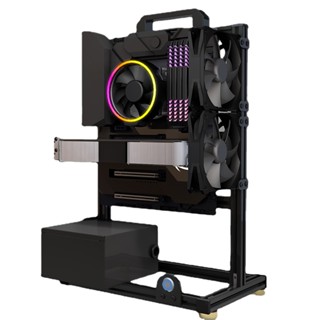 Diy Gamers Cabinet Mod Itx Matx Pc Case Open Frame Aluminum Creative