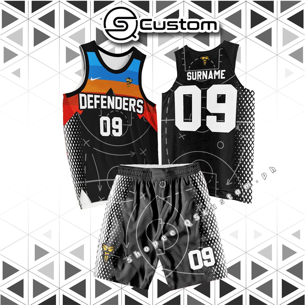 DEFENDERS Black Mamba HV Logo New Design Basketball Jersey Terno for ...