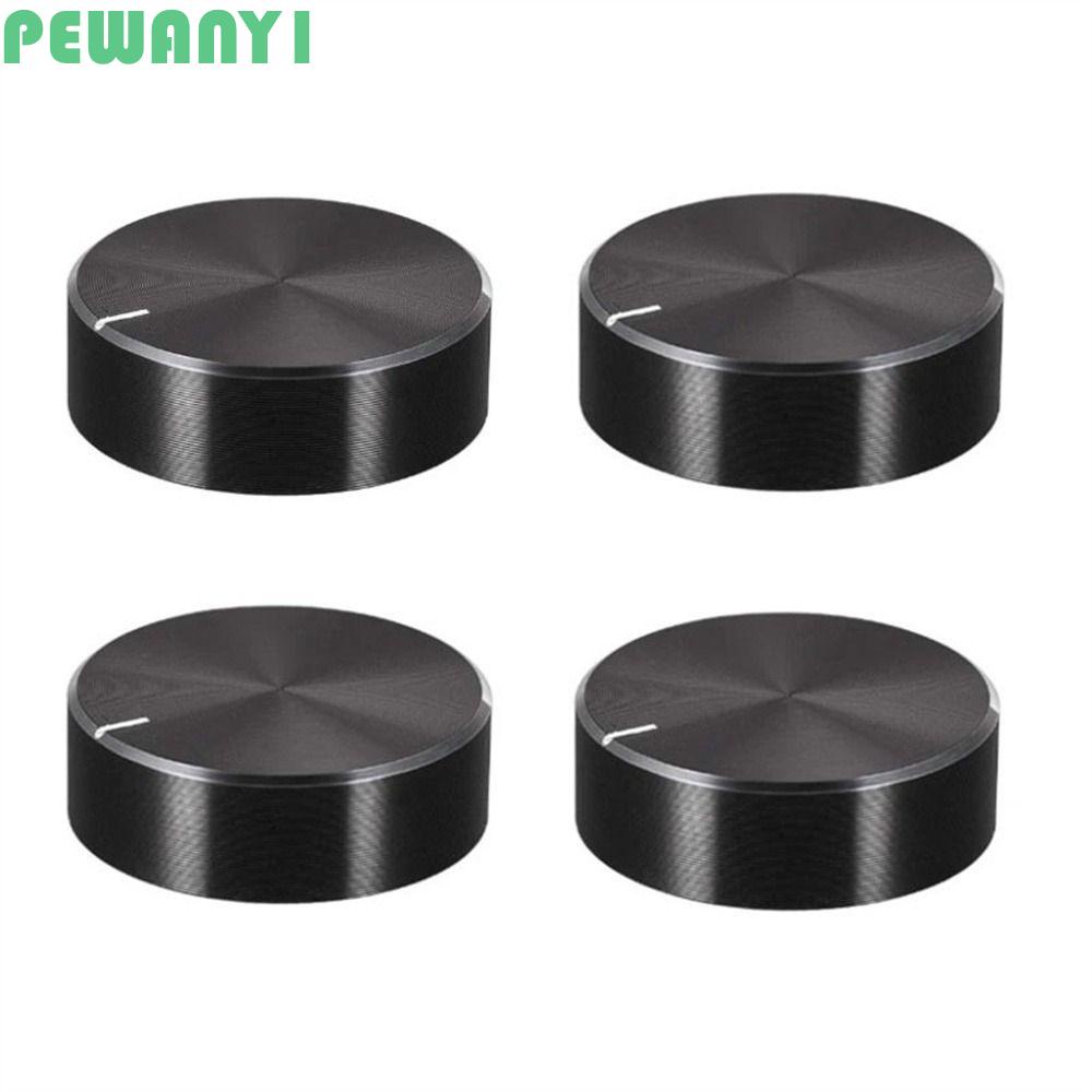 4-Piece LP Guitar Knobs - Amber Top Hat Style Volume/Tone Knobs For Electric Guitar