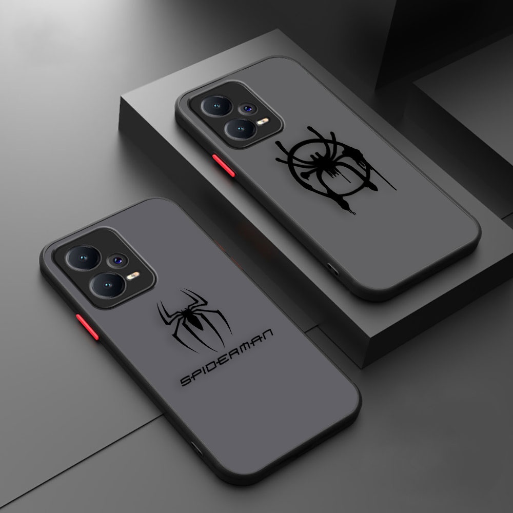 Spiderman Spider Marvel Hero Logo Matte Phone Case For Xiaomi Redmi ...