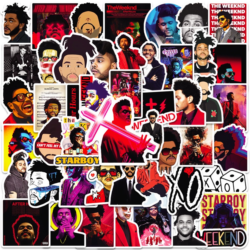 The Weeknd . ♬ Music Album Starboy Series 01 Stickers 50Pcs/Set DIY ...