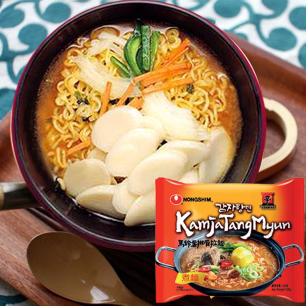 Nongshim Rich Potato Ramen Kamjatang Myun Korea Ramyun/Ramen Instant ...