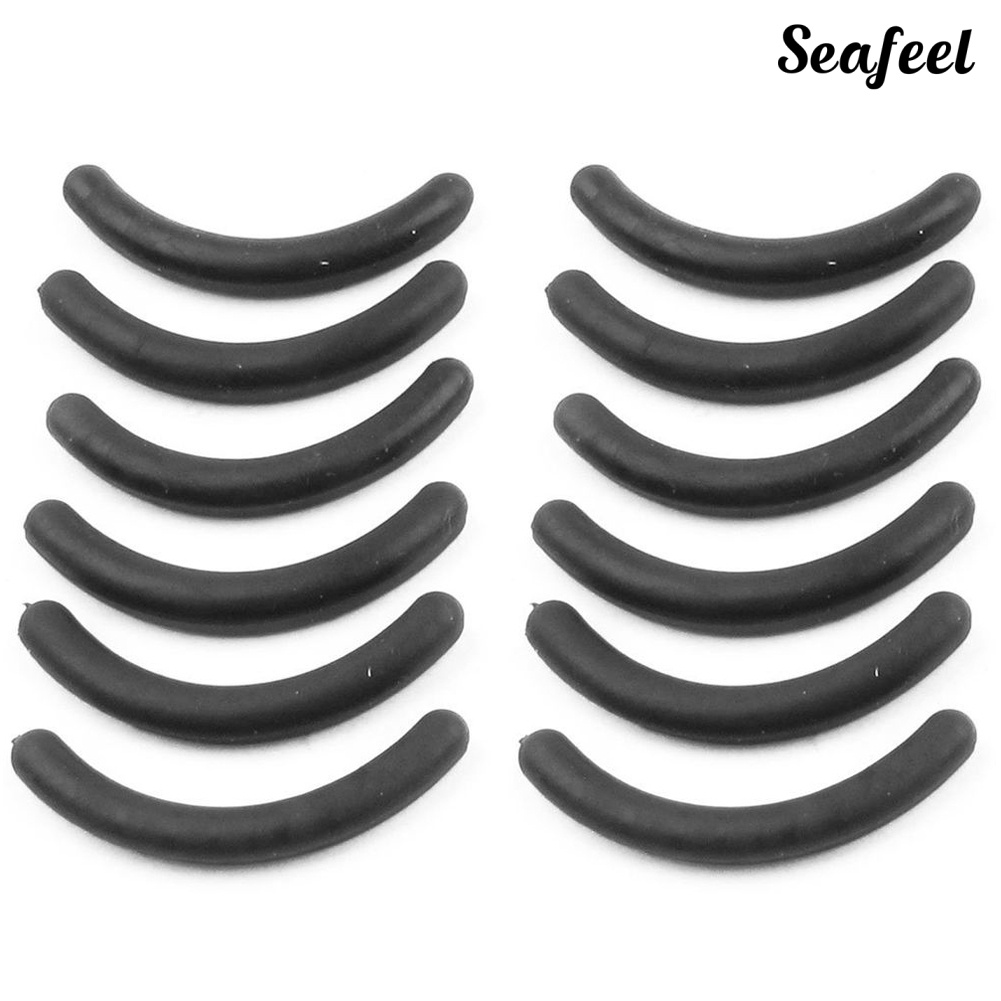 [SIEI] 12Pcs Rubber Lashes Makeup Tool Eyelash Curler Replacement Pads