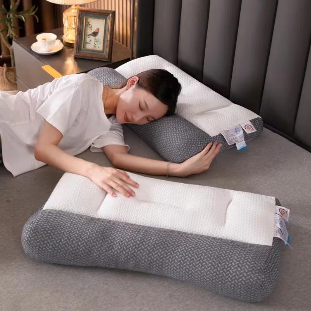 【74*48cm 】 Cervical Pillow Ergonomic Contour Neck Support Bed Pillow