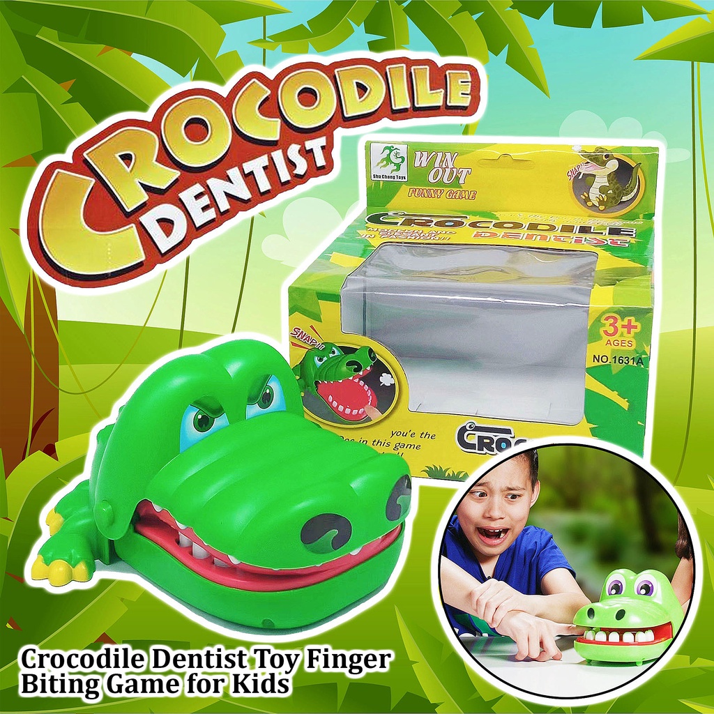 Crocodile Dentist Toy Finger Biting Game for Kids Toddlers Development ...