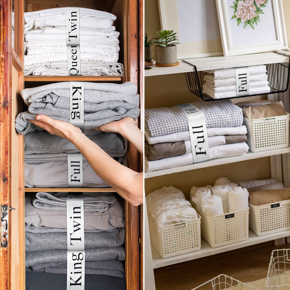 1/4pcs Bed Sheet Organizer Sheet Keepers Closet Organization King Twin