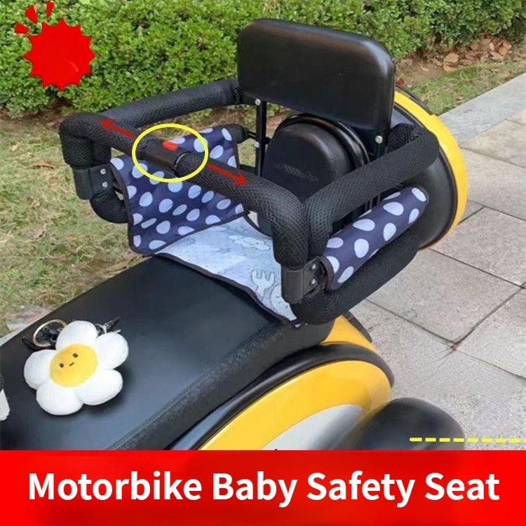 Kids Motorbike Seats Electric Bike Child Safety Seat Chair Rear Fence Baby Back Seat Awning Canopy Guardrail Shopee Philippines