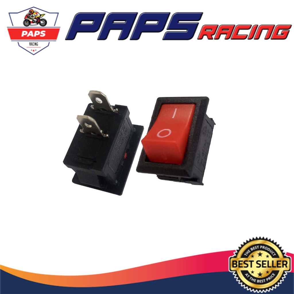 2way Rocker Switch On-Off 2pin (HSW-002) NO WIRE | Shopee Philippines