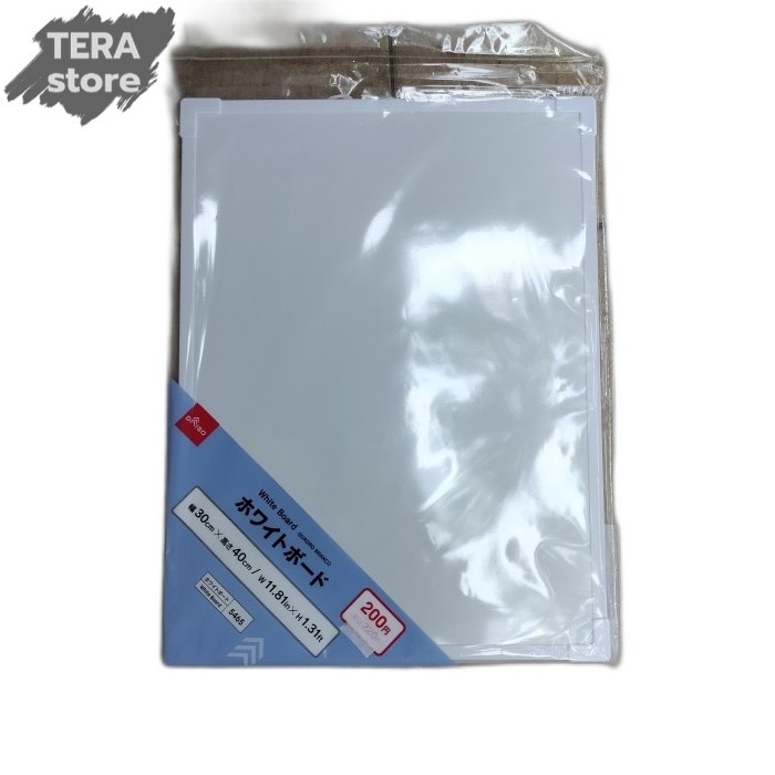 Daiso Whiteboard white board 30x40cm Pasteable Shopee