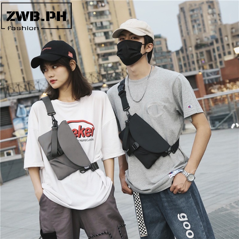 ZWB #C1120 Fashion Unisex Waterproof Chest Bag Cross Body Bag Shoulder ...