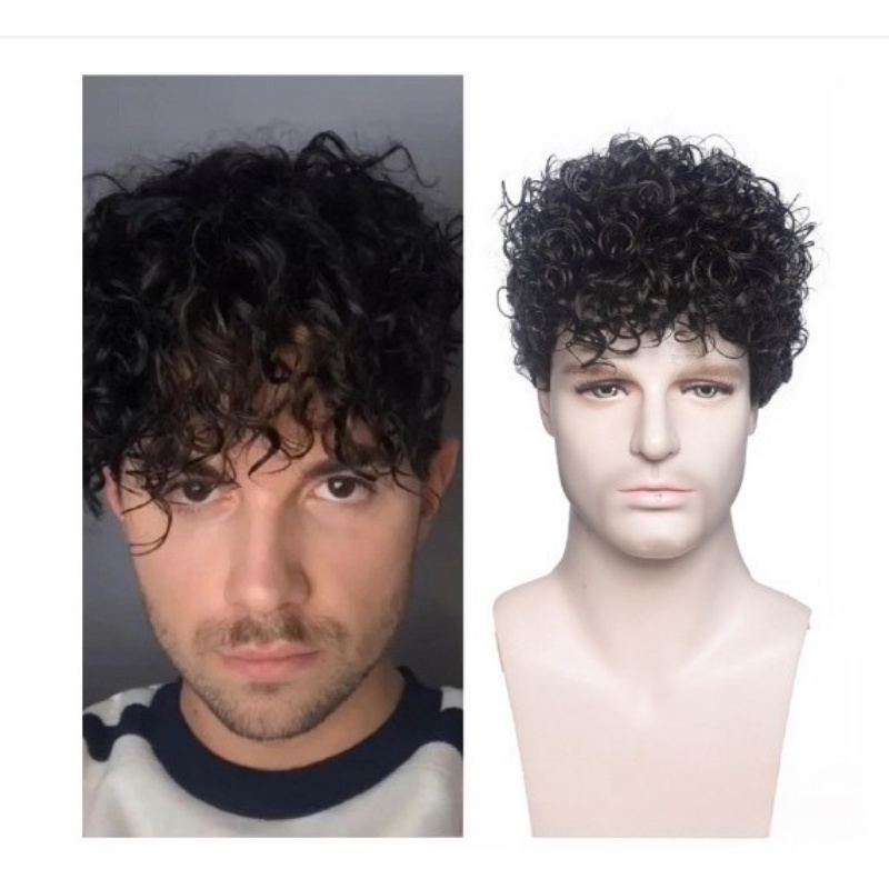 Wigs Fashion Men's Wigs European and American Handsome Men's Wigs