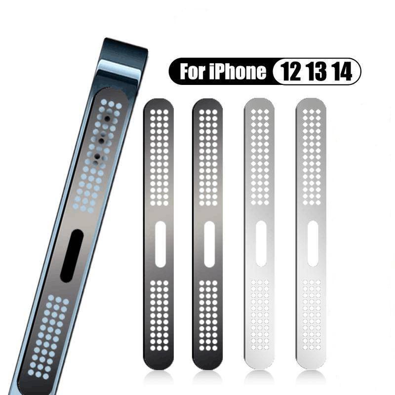 Metal Dustproof Net Stickers for iPhone 15 14 13 12 Pro Max Plus Mini ...