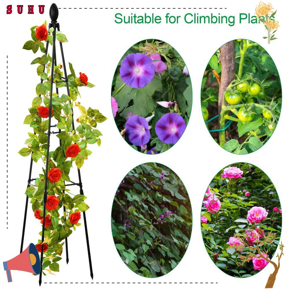 SUHU Garden Trellis 47inch Tall for Indoor Potted Plants Garden