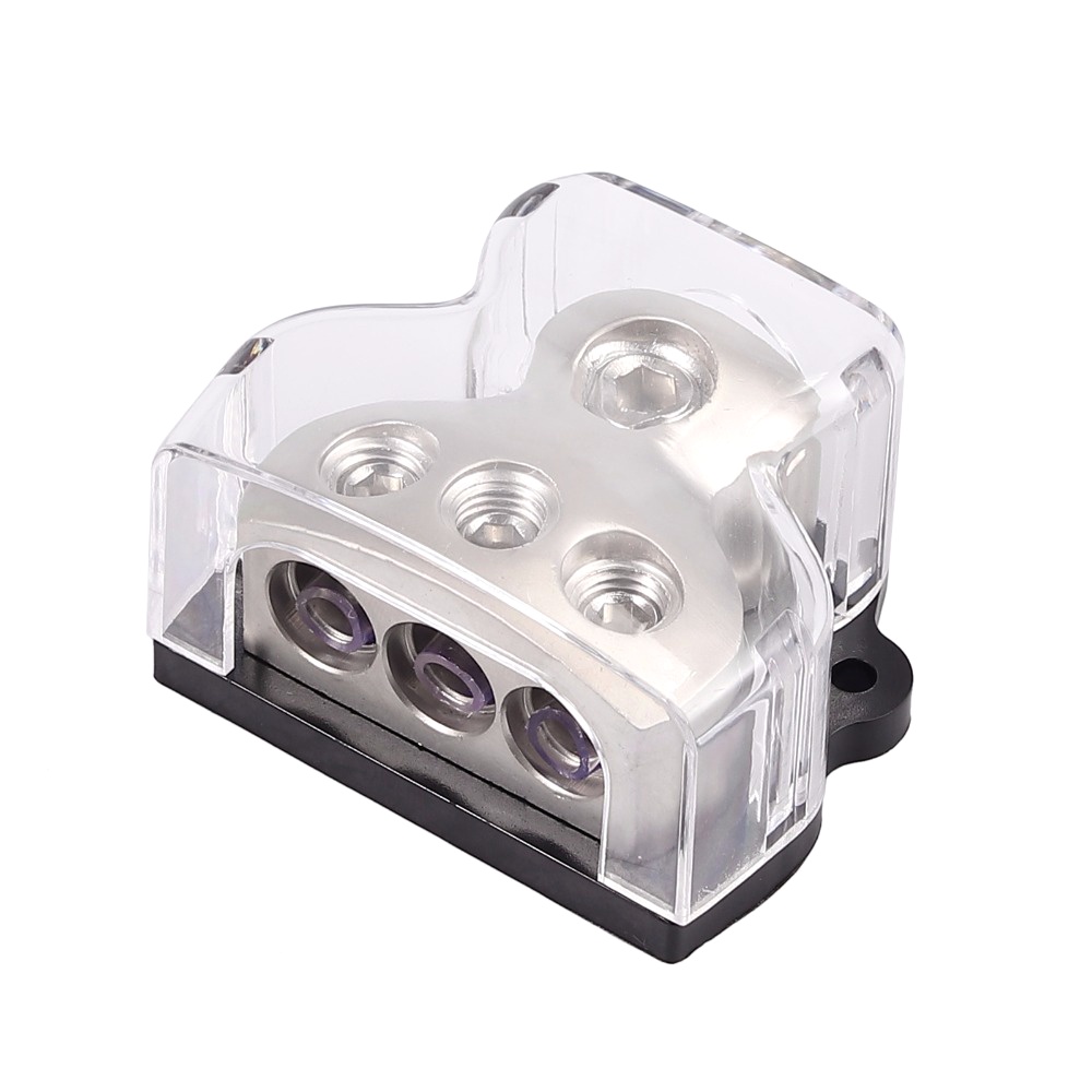 Car Audio Amplifier 3 Way Power Distribution Block Grounding Hub