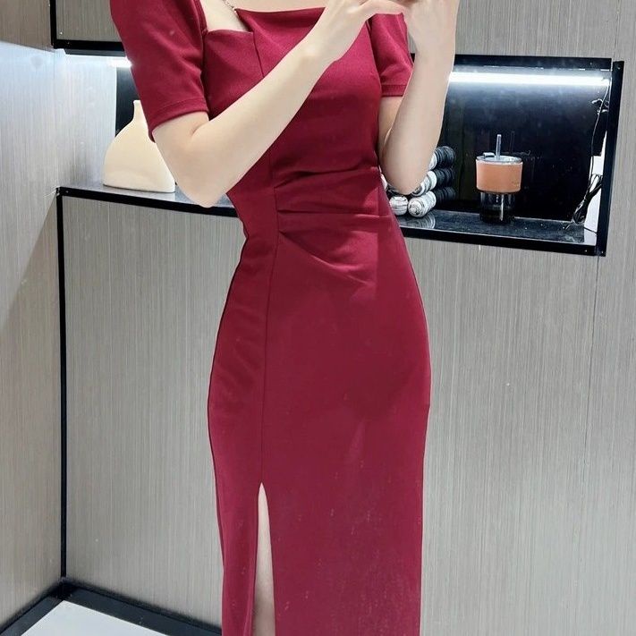 top long wrap around bodycon modern filipiniana dress for women gown maxi  semi korean formal fit dresses filipinana plus size for woman fitted casual  style vintage fairy midi dainty trendy preloved light